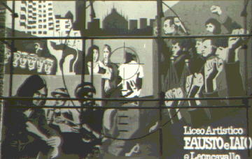 murales dedicato a Fausto e Iaio