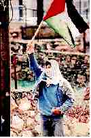 manifestante palestinese