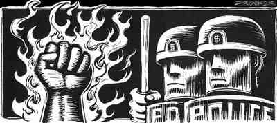 un illustrazione di Eric Drooker - www.drooker.com