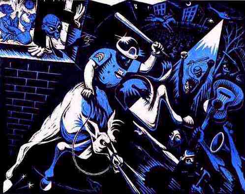 Un'immagine di Eric Drooker - www.drooker.com